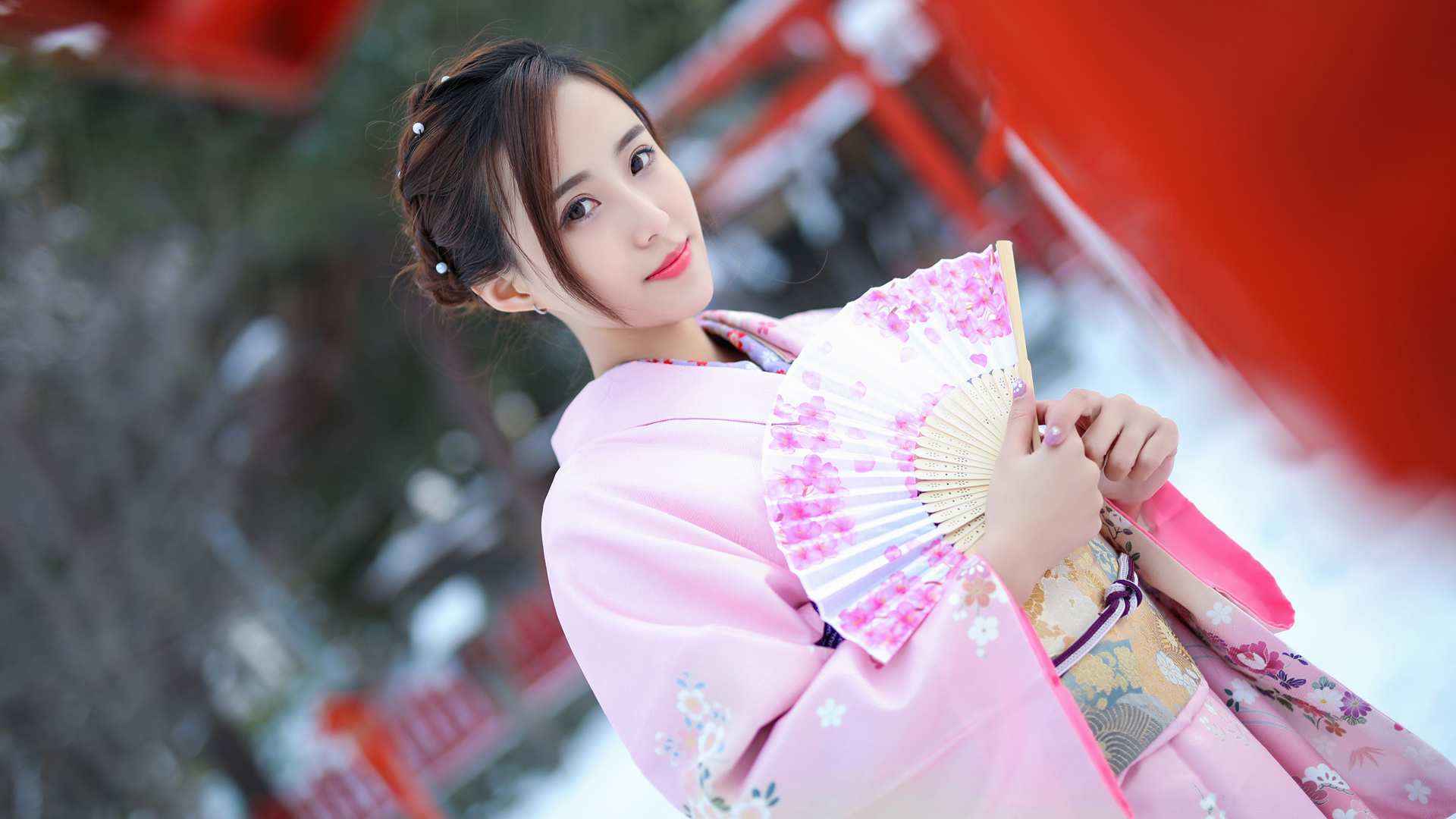 秋叶和果实秋天背景矢量素材